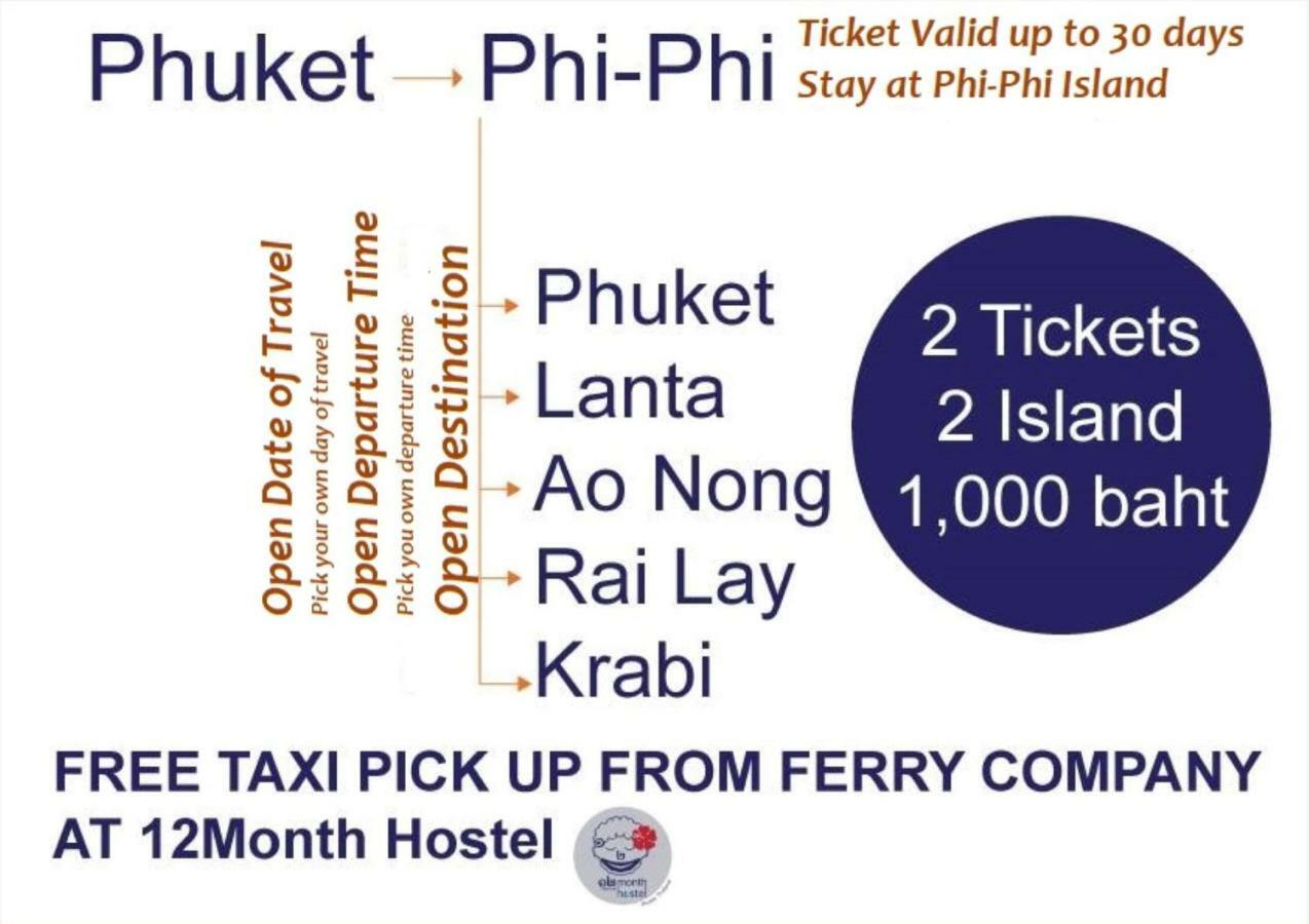12Month Hostel Phuket Exteriér fotografie